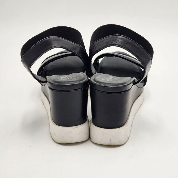 Franco Sarto Kashmir Leather Wedge Sandals Size 7.5 - Picture 6 of 10